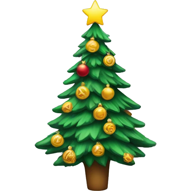 Christmas tree emoji