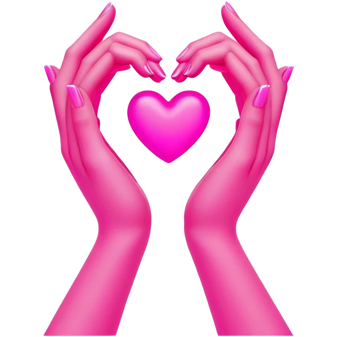 Neon pink  plumbob sims

heart made of female neon hands emoji