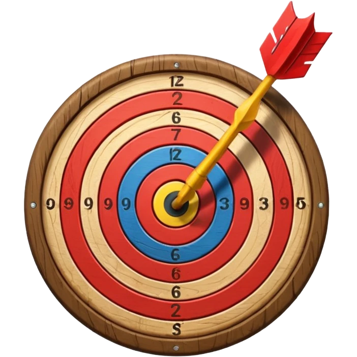 target with dart emoji
