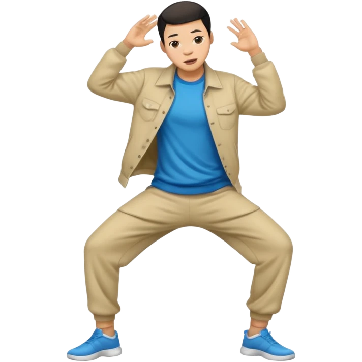 Chinese man twerking clothed this time  emoji