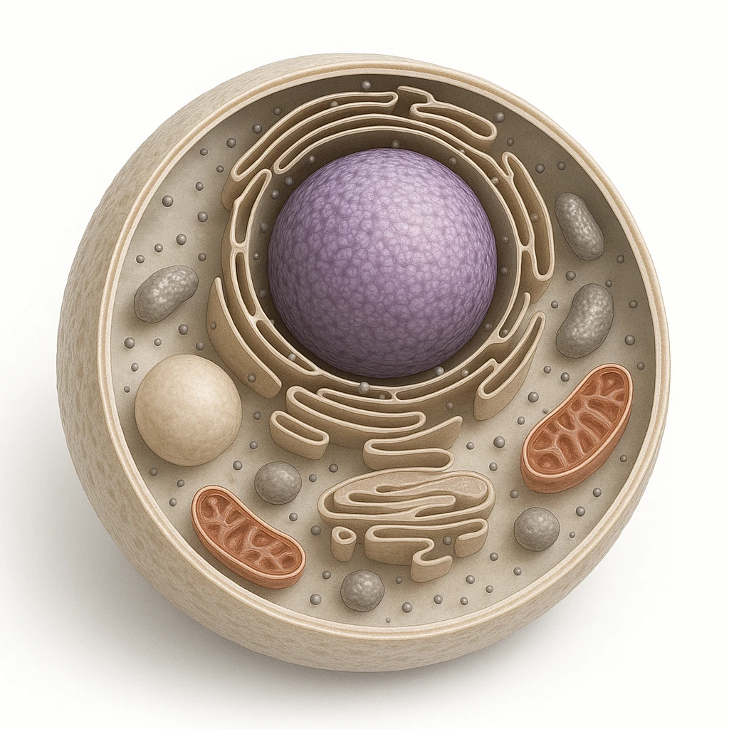 A highly detailed, scientifically accurate of a biological topics, on a white background, ultra-realistic 3D illustration.  The style should be clean lab-textbook style with subtle shadows and depth. Microscope-like precision, no artistic stylization. emoji