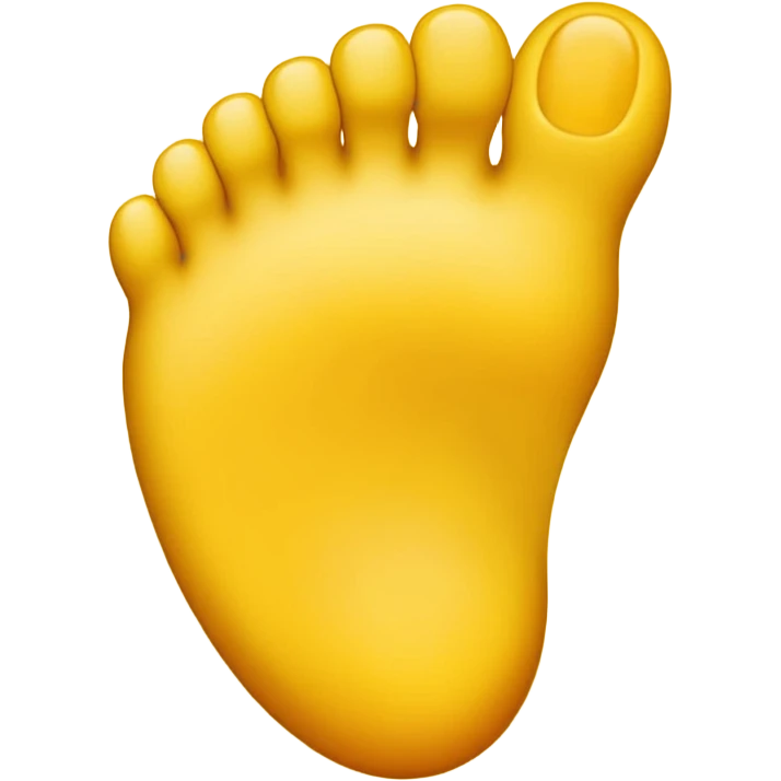 yellow feet emoji emoji