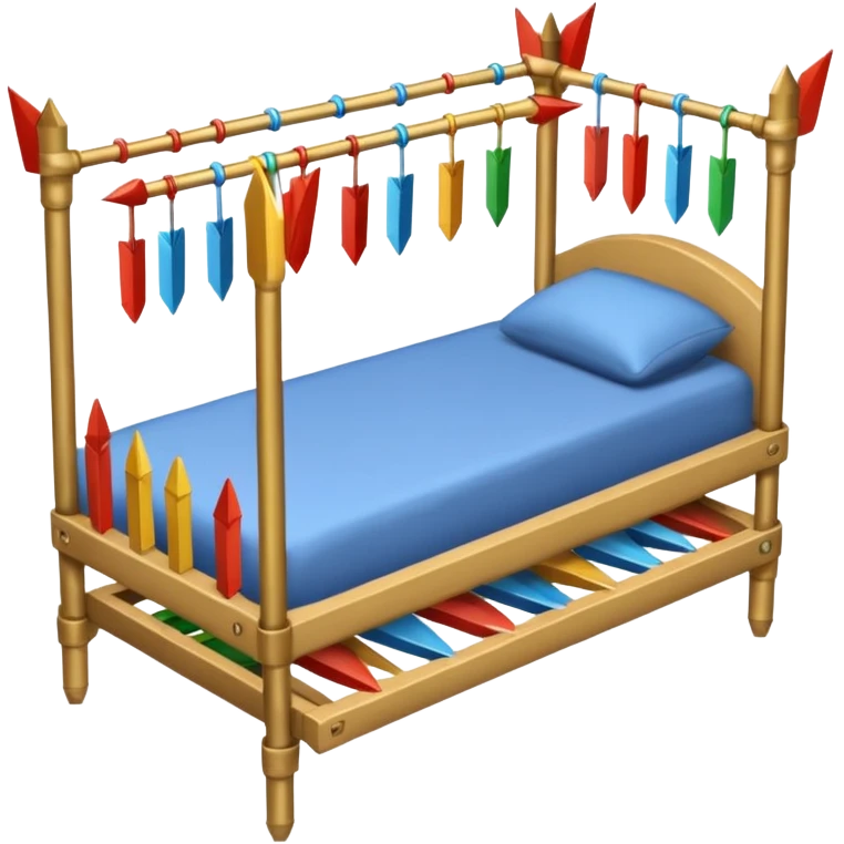 a cot made of arrows, it shold be complete made of arrows emoji