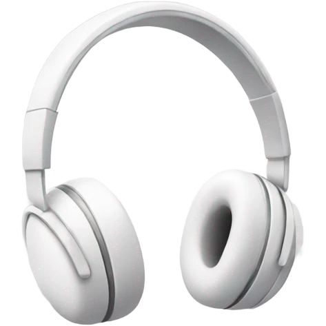 white headphones  emoji
