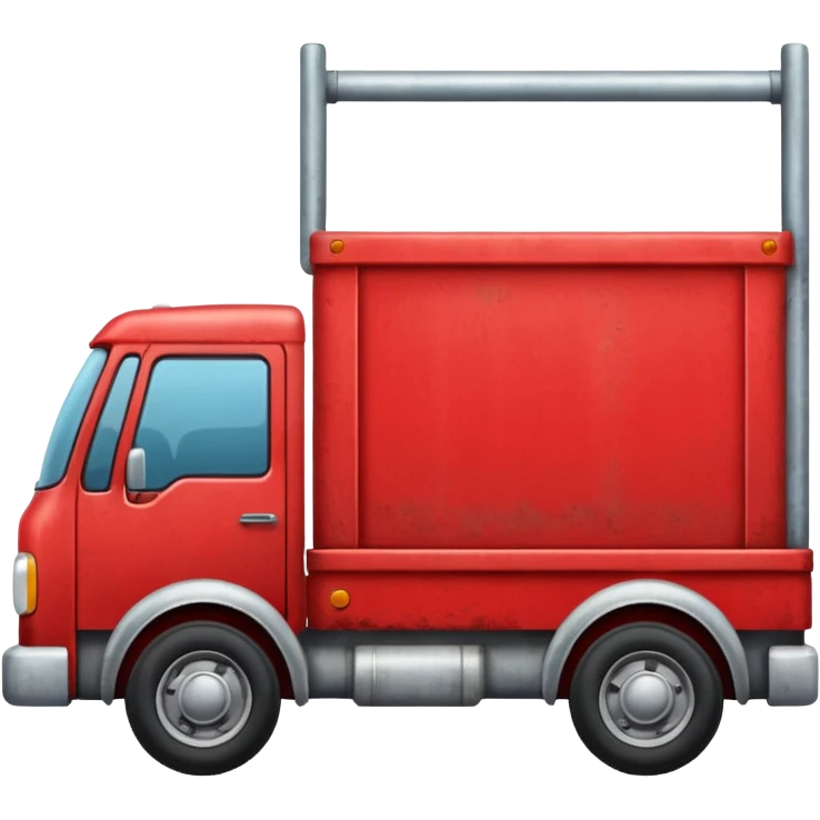 Moving truck or dolly
 emoji
