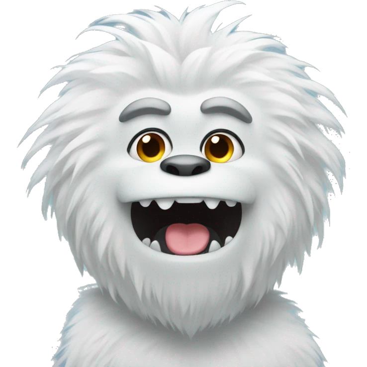 Cute yeti emoji