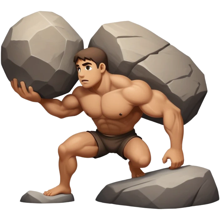 Sisyphus emoji