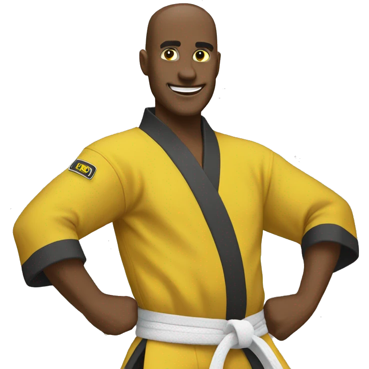 Karare yellow belt emoji