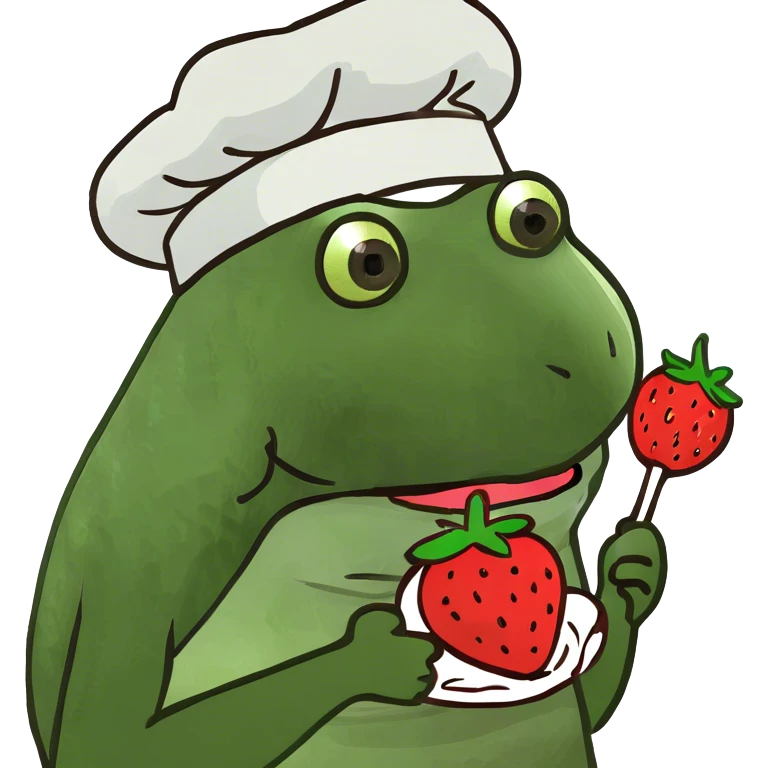 Клубника в шоколаде  emoji