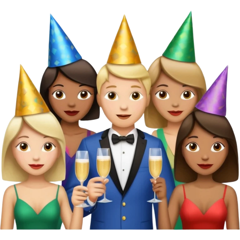 Red group peoples party emoji