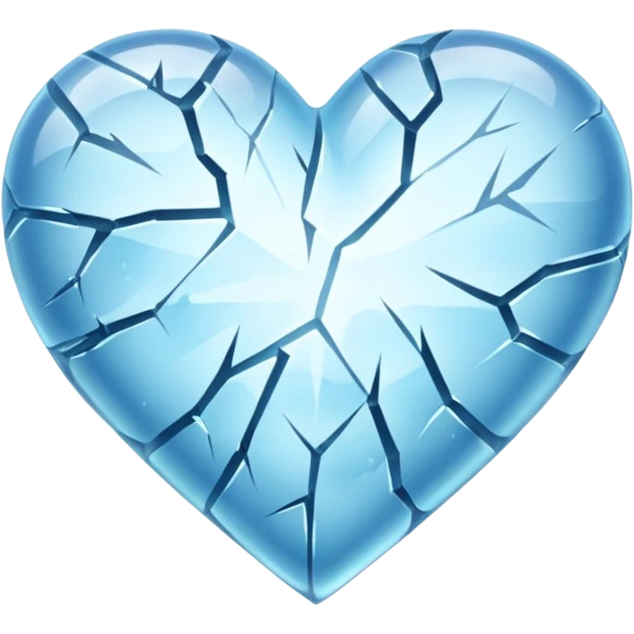 Frozen heart emoji