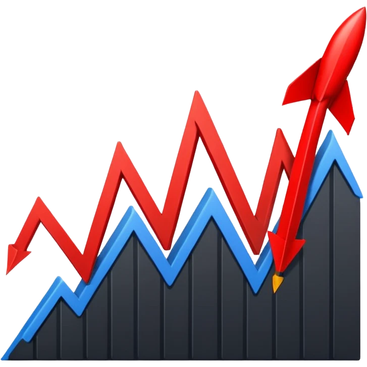 the economy line, falling down emoji
