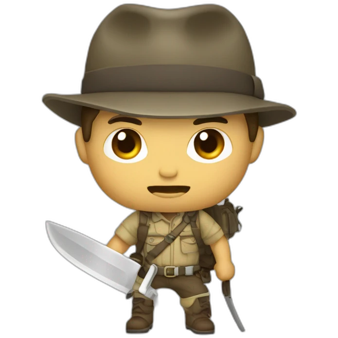 explorer, aggressive machete  emoji