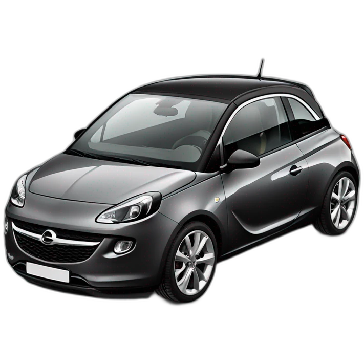 opel adam noire toit blanc emoji