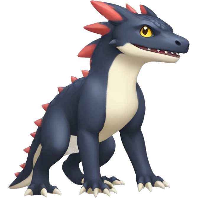 Cute Nargacuga-Fakémon full body emoji