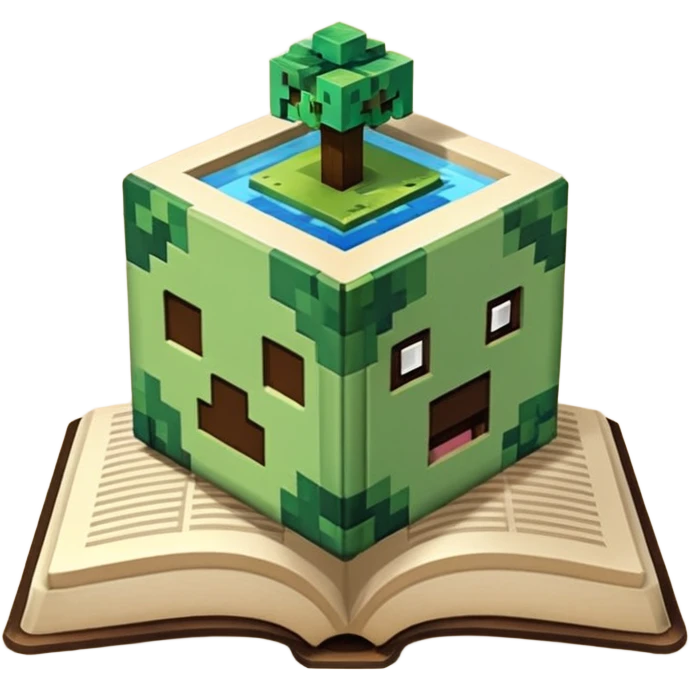 tôi muốn 1 khối book minecraft emoji
