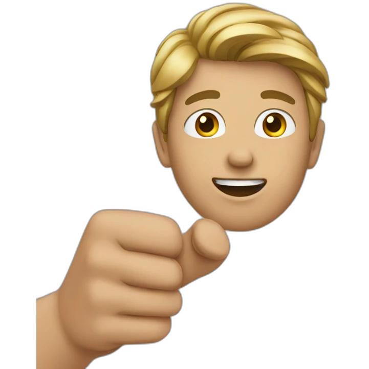 person pointing at himself emoji