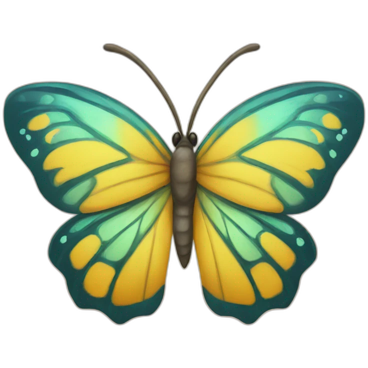 Mariposa girasol emoji