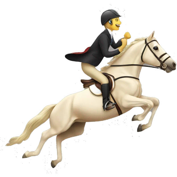 Horse jumping emoji