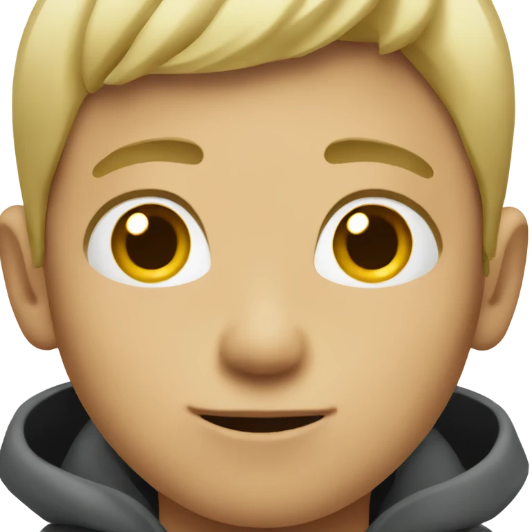 boy with short blond hair emoji