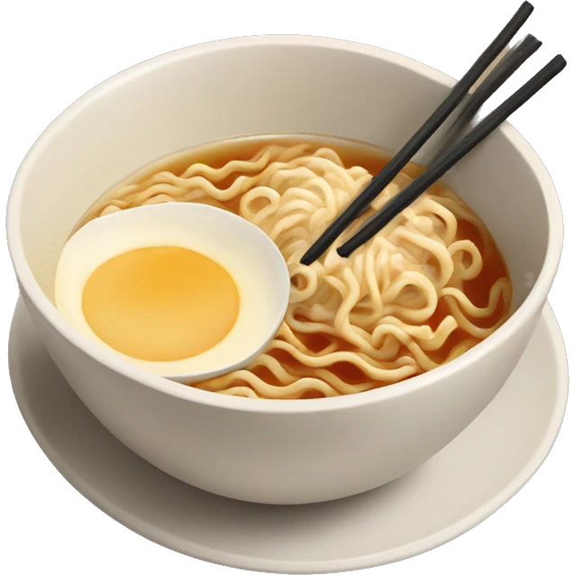 bowl of ramen and a cup of tea  emoji
