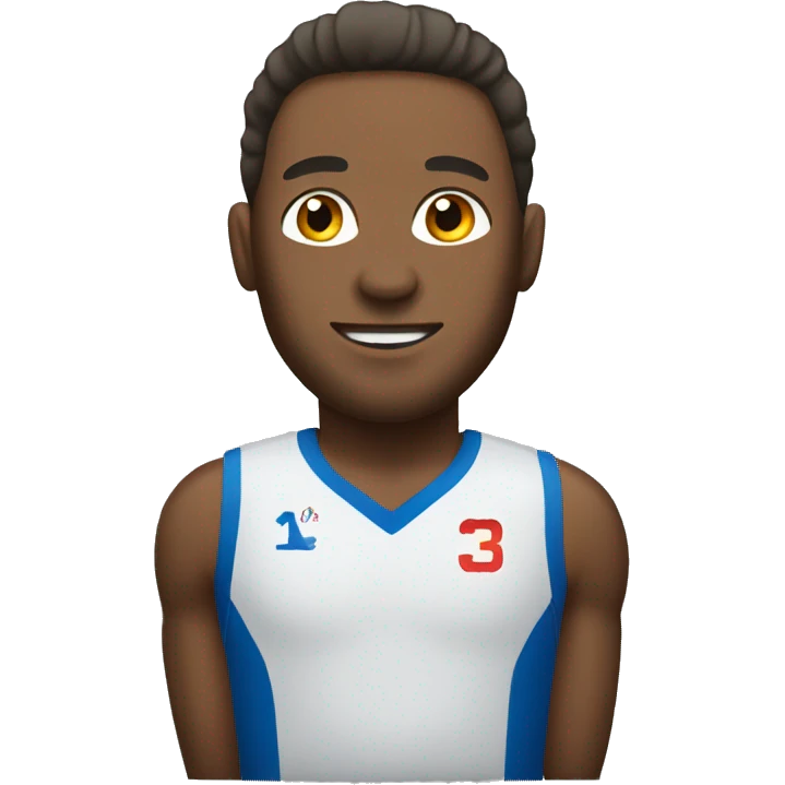 Create a male voleybol player  emoji