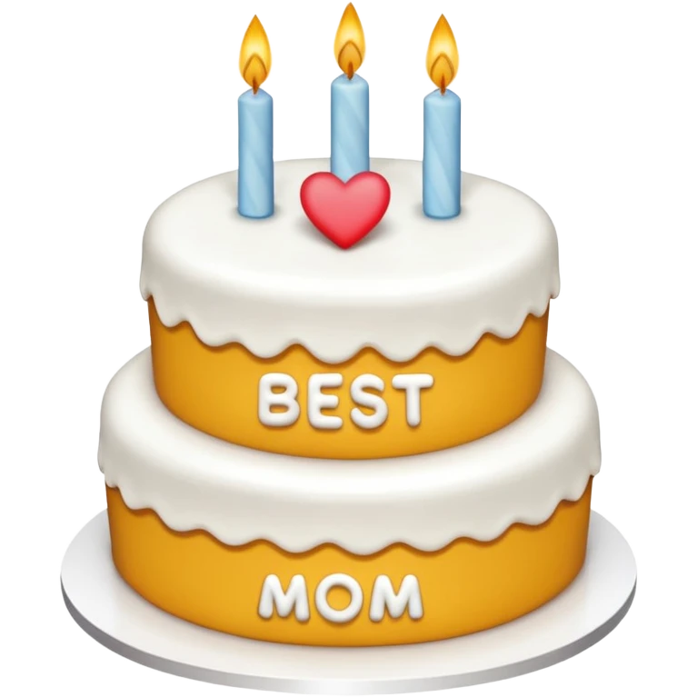 cake that says best mom emoji
