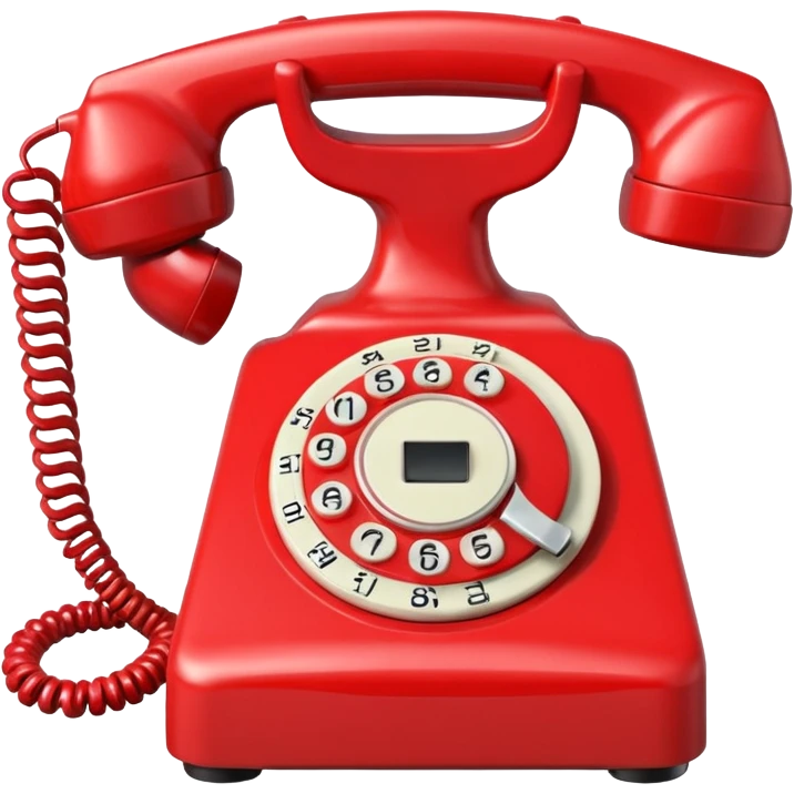 Phone hotline phone emoji