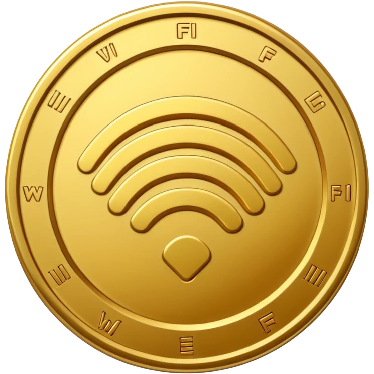 wifi money coin  emoji