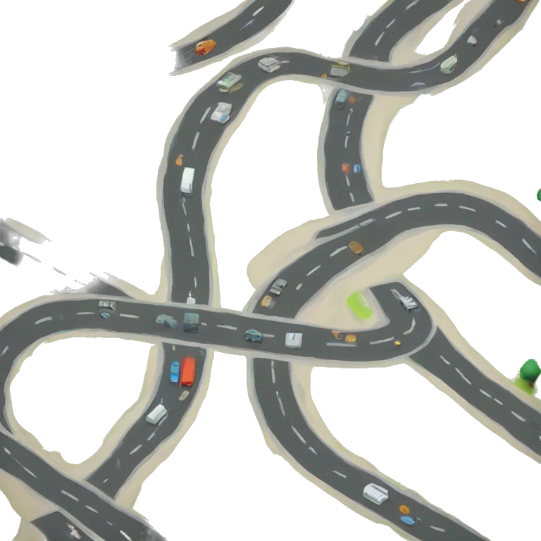 Road map emoji