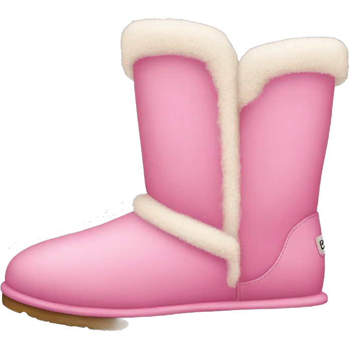 pink pair of uggs emoji