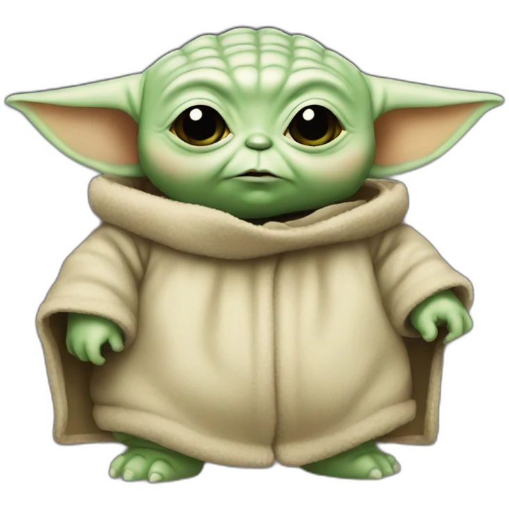 Fat baby yoda emoji