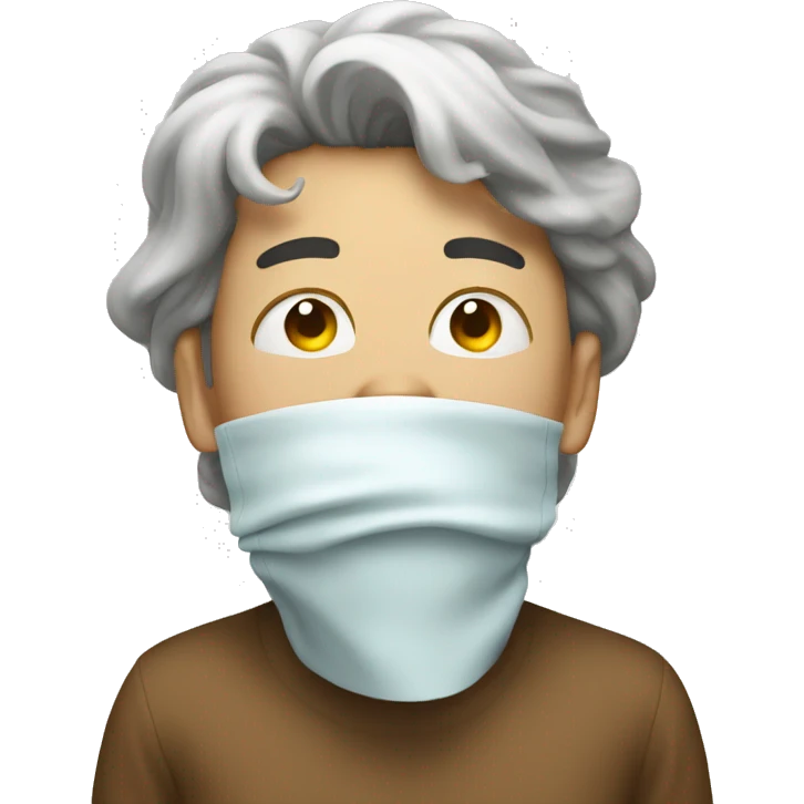Sneezing emoji