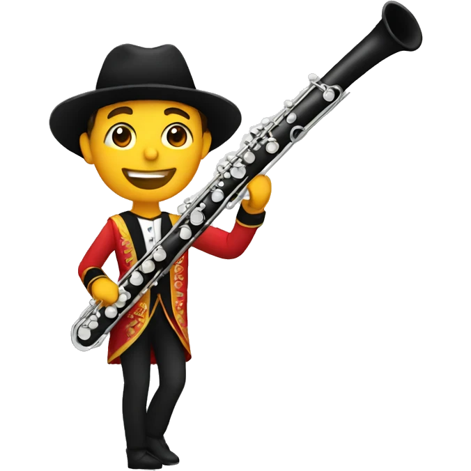 spanish dressed flute player emoji