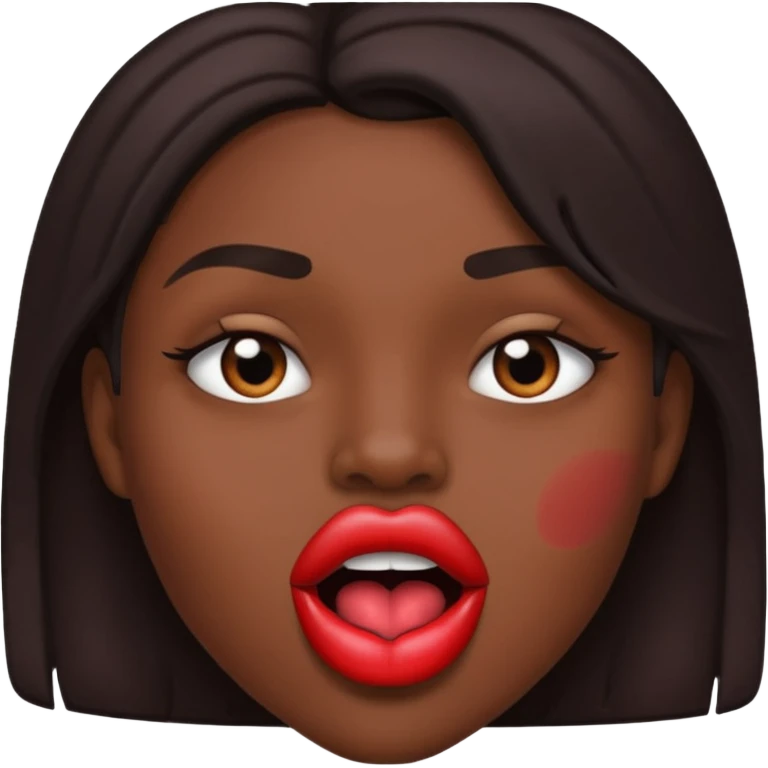 Homem mordendo a boca com tesao emoji