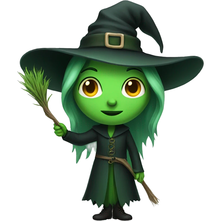 green witch emoji