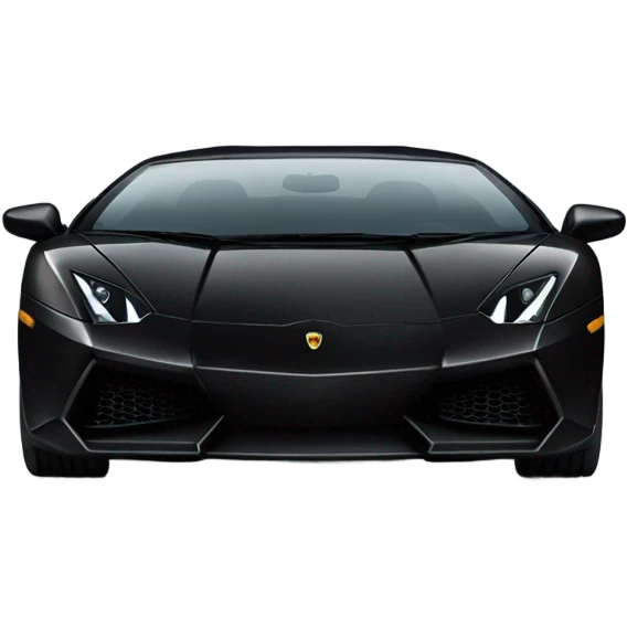 lamborghini black emoji