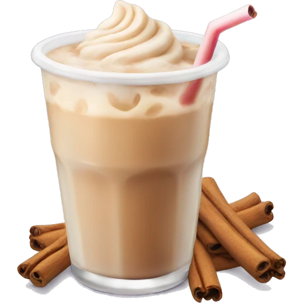 iced chai latte emoji
