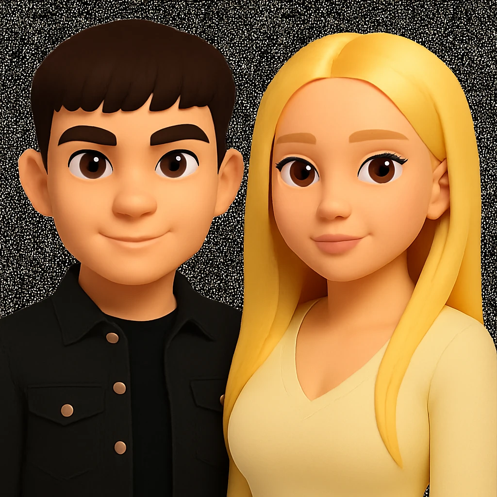 Slightly increase the volume of the upper body of the girl and slightly turn her to face forward, maintaining the style of the original image. emoji