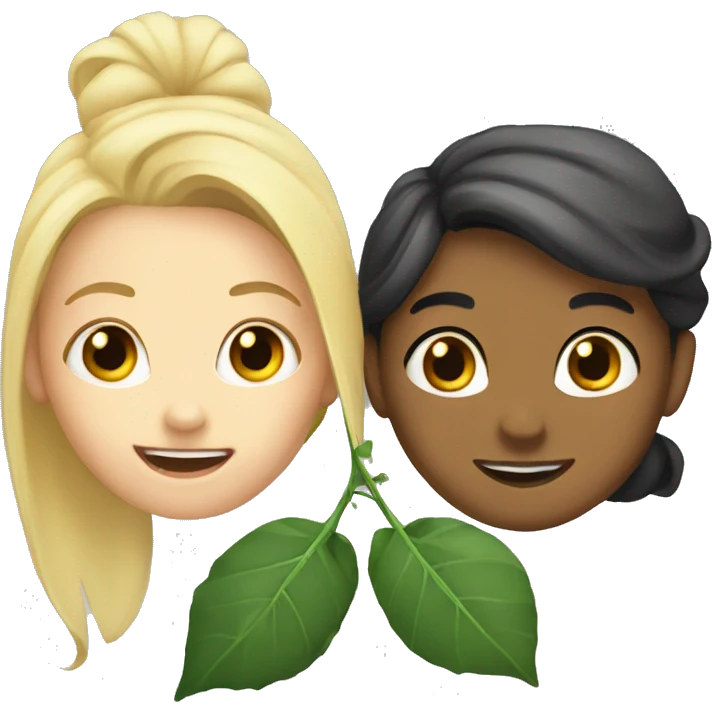 Lily and Ivy  emoji