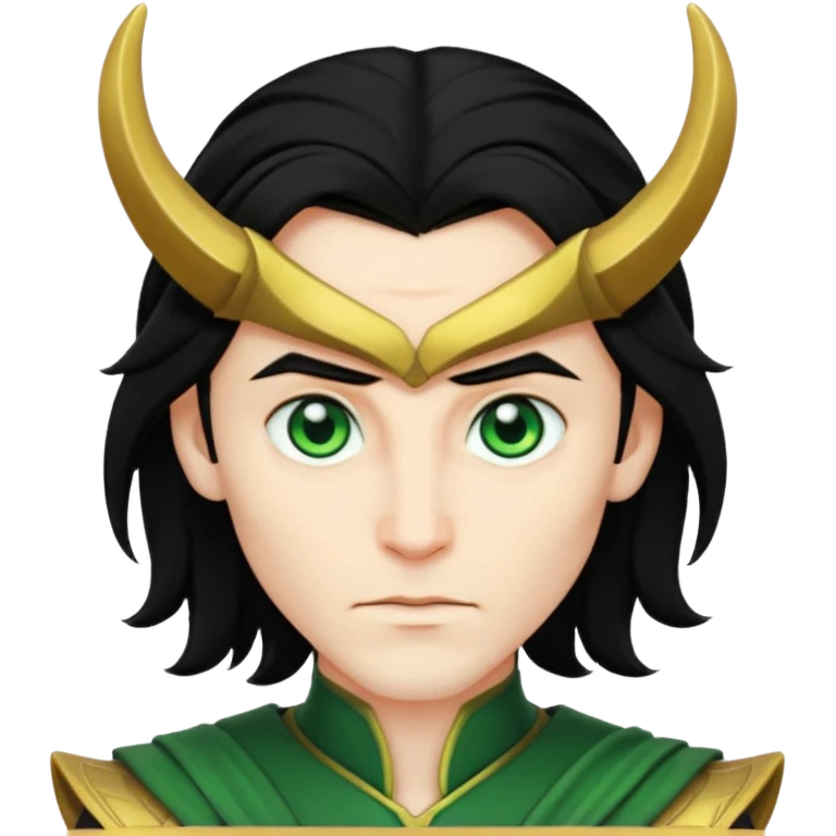 Loki Marvel black hair emoji