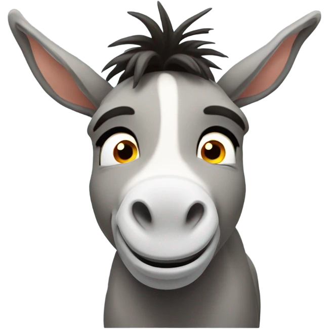 Donkey shrugging  emoji
