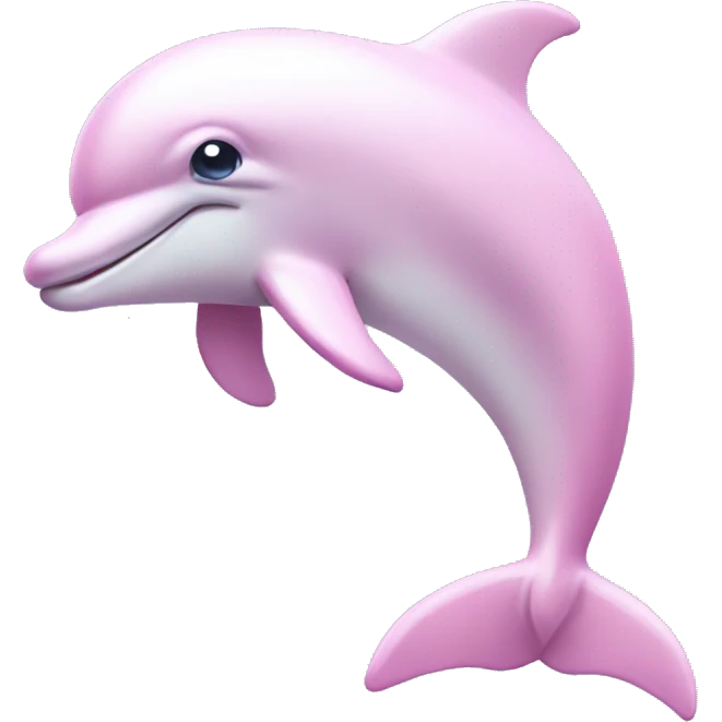 Pastel-pink-colors-dolphin emoji