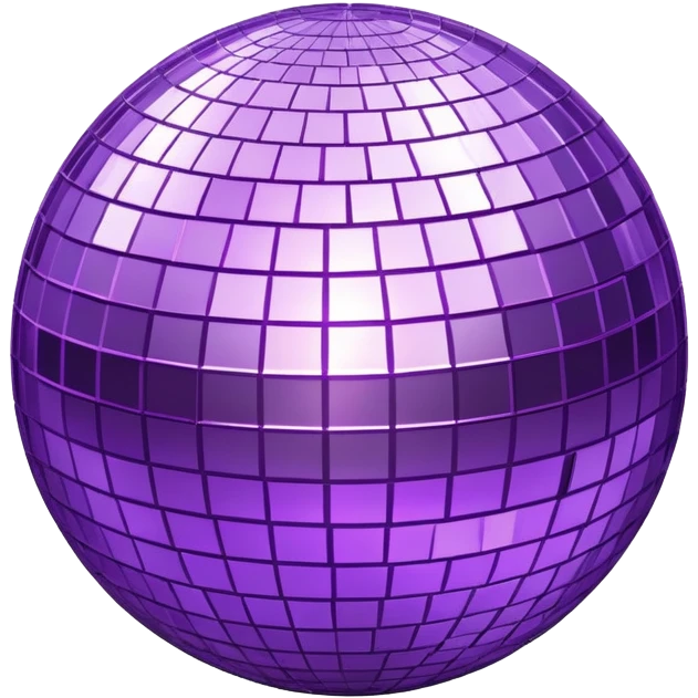 purple disco ball emoji