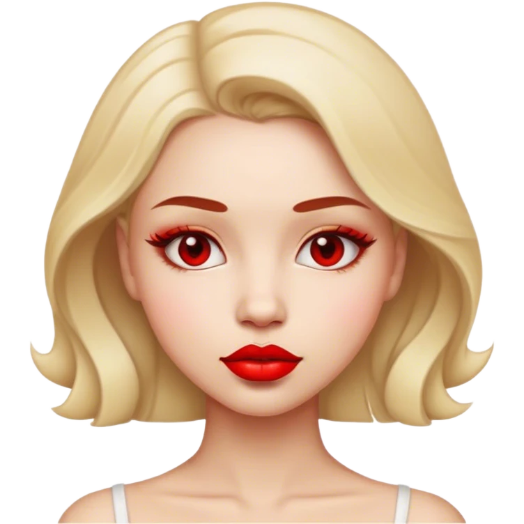 Lips girl emoji