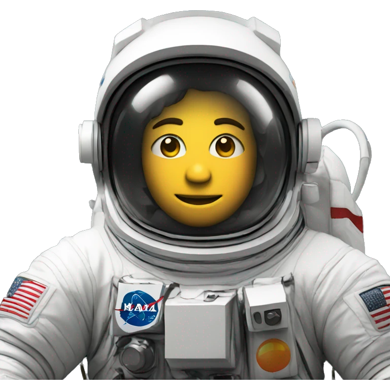astronaut with maxio logo emoji