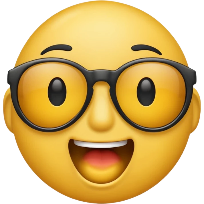 SHOCKED emoji with sunglasses emoji