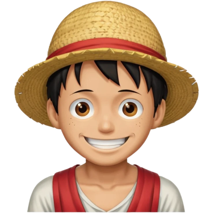 Luffy from one piece emoji