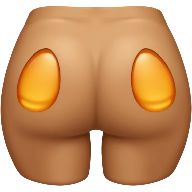Butt cheeks ￼ emoji
