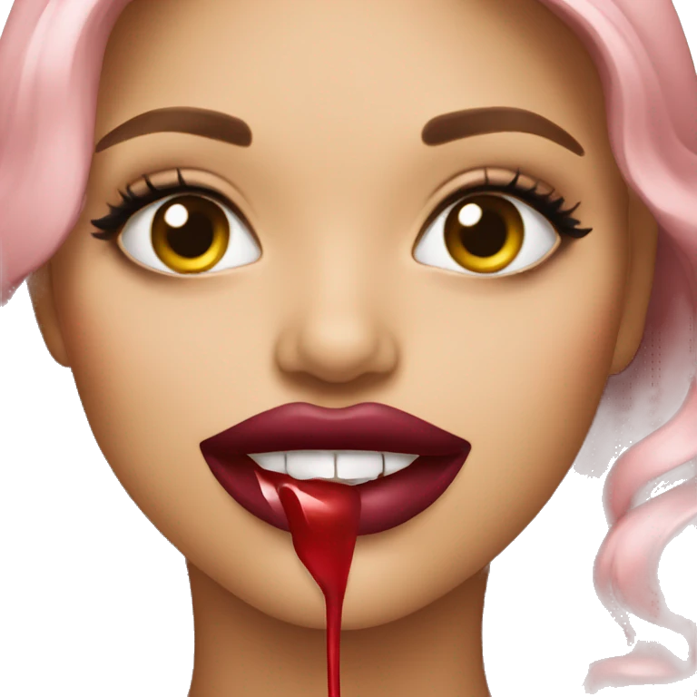 yummy lipgloss emoji